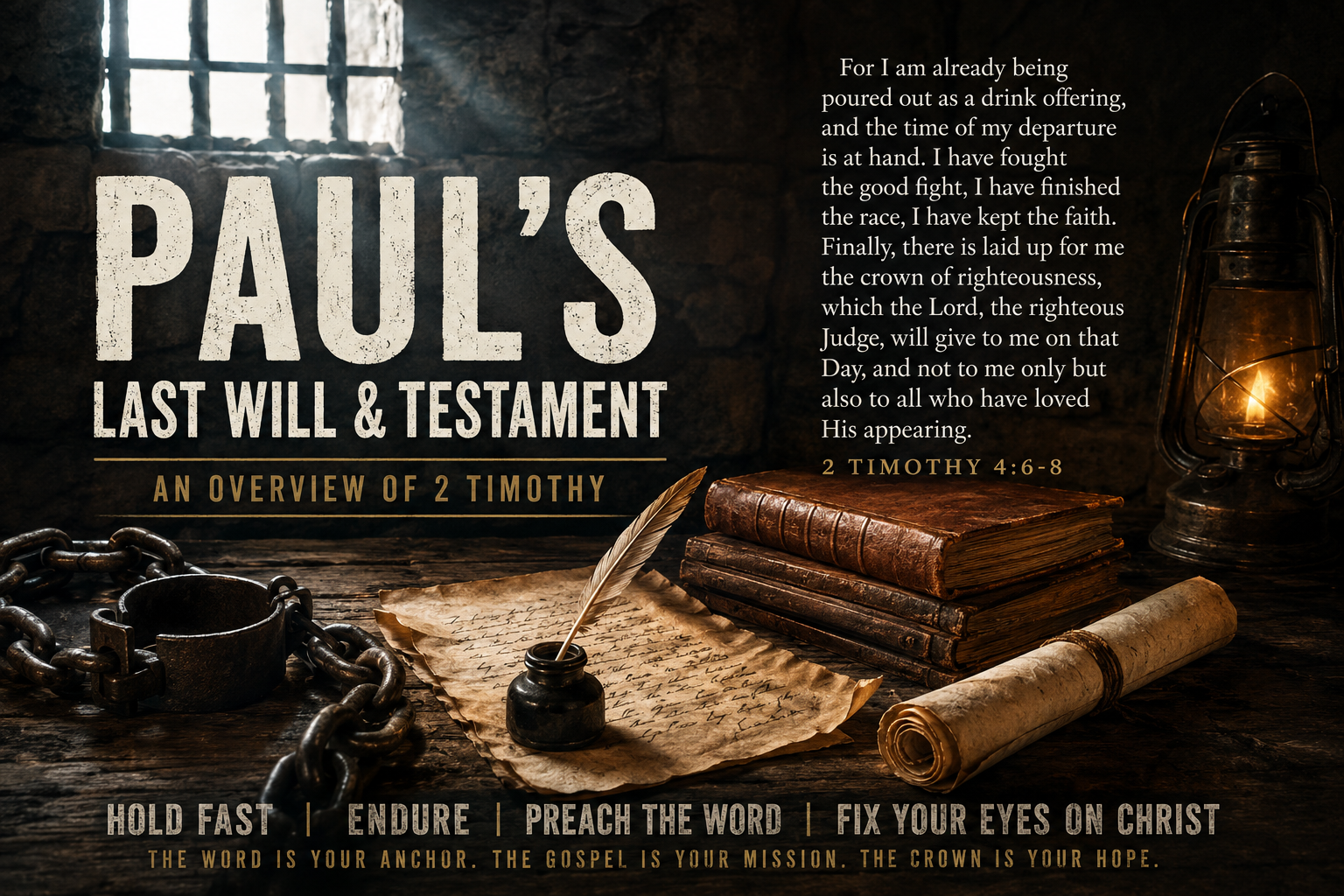 Paul’s Last Will & Testament